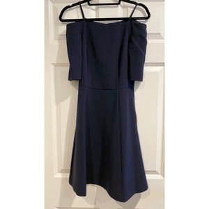H&M Navy Midi Dress w/ Pockets